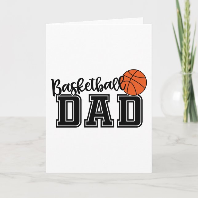 Carte Papa de basket-ball (Devant)