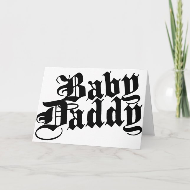 Carte Papa de bébé (Devant)