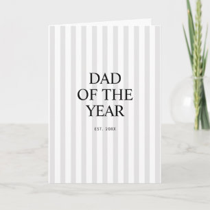 Carte Papa de l'Année Établie Père