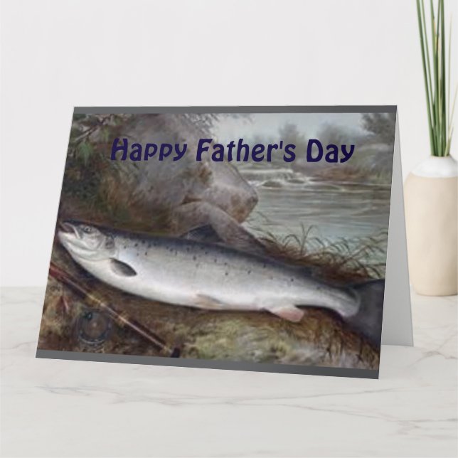 Carte Papa de pêche (Devant)