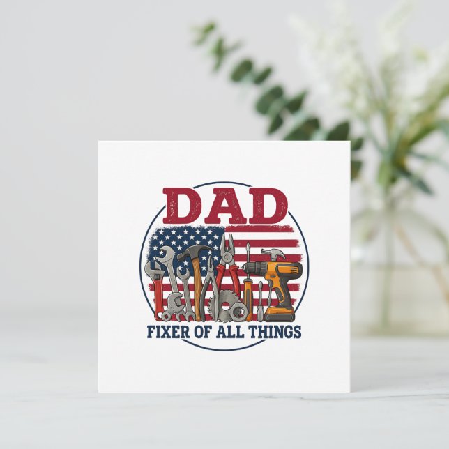 Carte Papa, Fixer De Toutes Les Choses - Menuiserie Patr (Debout devant)