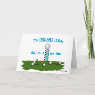 Carte Papa, Golf est dans ton ADN !