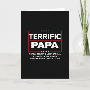 Carte Papa Incroyable - Drôle de Donald Trump Meilleur P