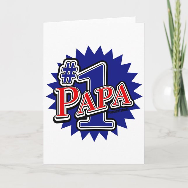 Carte Papa numéro 1 (Devant)