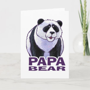 Carte Papa Panda Bear