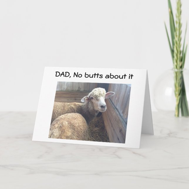 CARTE PAPA-PAS DE MORCEAUX À CE SUJET VOUS SOUHAITEZ HEU (Devant)