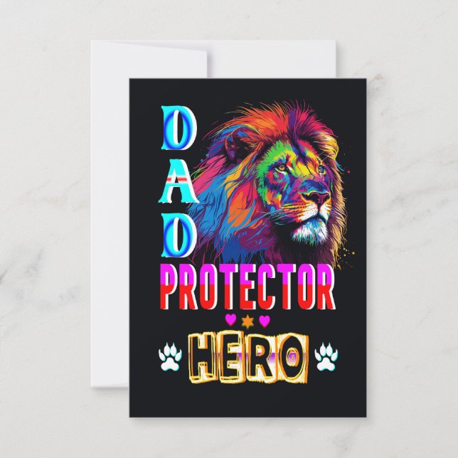 Carte Papa Protector Hero (Devant)