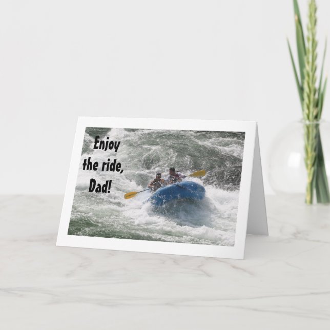 CARTE "PAPA" RAFTERS DIT "PROFITEZ DE LA MARCHE" ET VOTR (Devant)