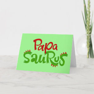 Carte Papa Saurus Graphic