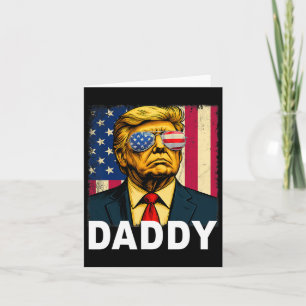 Carte Papa Trump Drôle Daddy Trump Papa Pour Les Hommes 