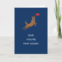 Papa Tu Es Génial Frisbee Chien Papa Chien