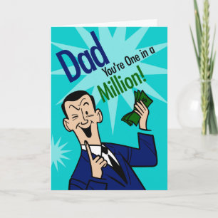 Carte Papa un dans million