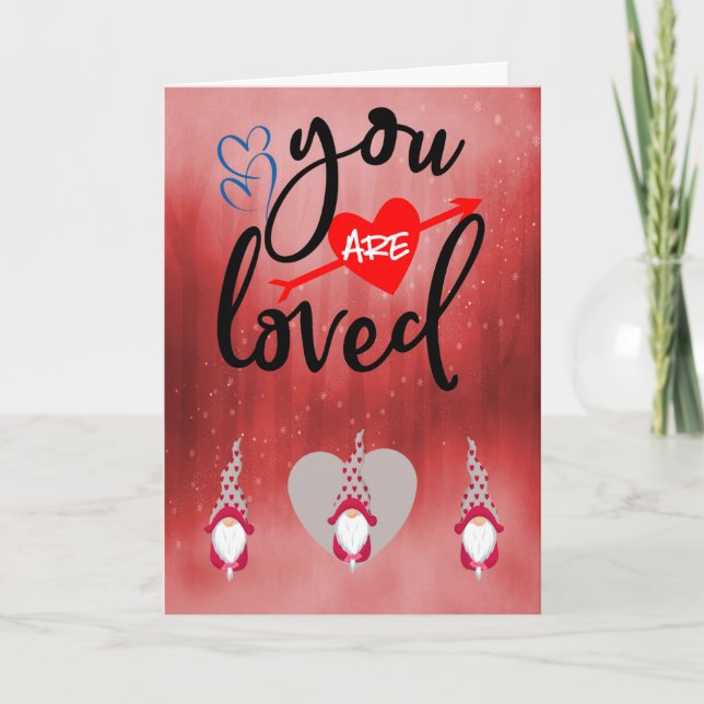 Carte Papa Valentine amoureux des enfants (Devant)
