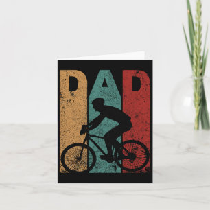 Carte Papa vélo cyclisme cycliste Papa Fête des Pères Gi