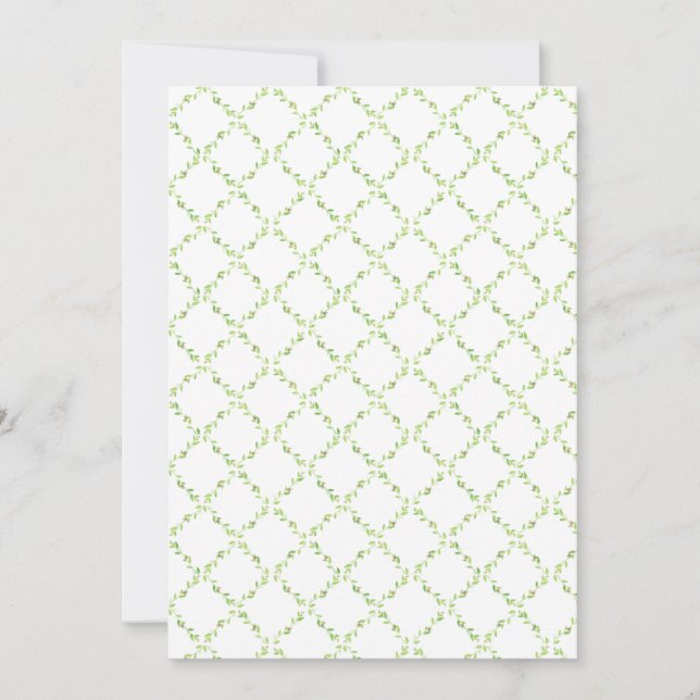 Carte Papier Ivy Trellis (Devant)