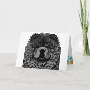 Carte PAPIER MIRAGE noir Chow