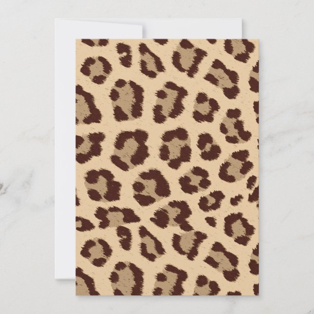 Carte Papier poster de animal (Devant)