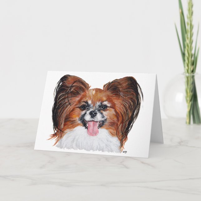 Carte Papillon Head Study (Devant)