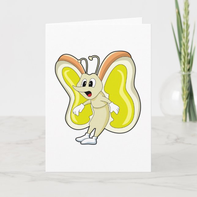 Carte Papillon jaune (Devant)
