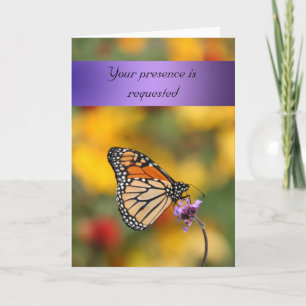 Carte Papillon Monarque