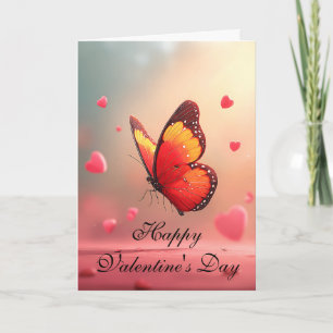 Carte Papillon romantique pour la Saint-Valentin 