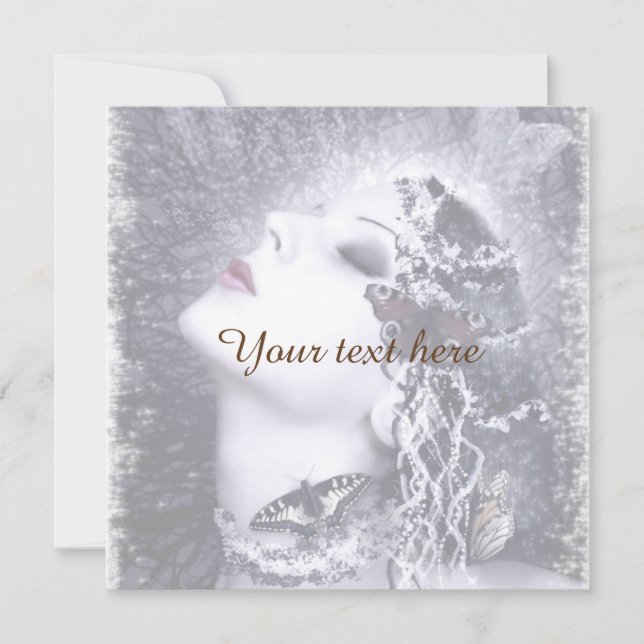 Carte Papillon tombé (Devant)