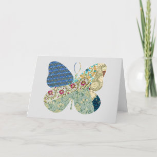 Carte Papillon Vintage Floral Card Series 2