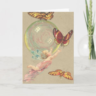 Carte Papillons et bulles