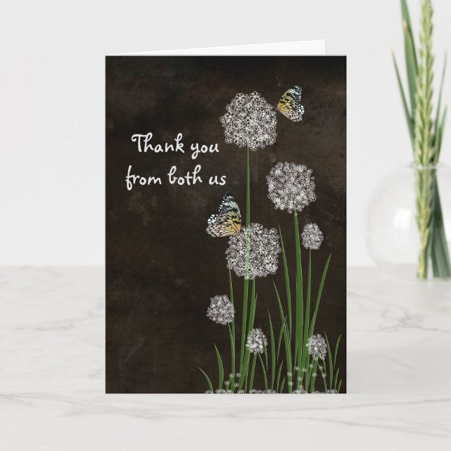 Carte Papillons sur Merci de fleur de Puff (Devant)