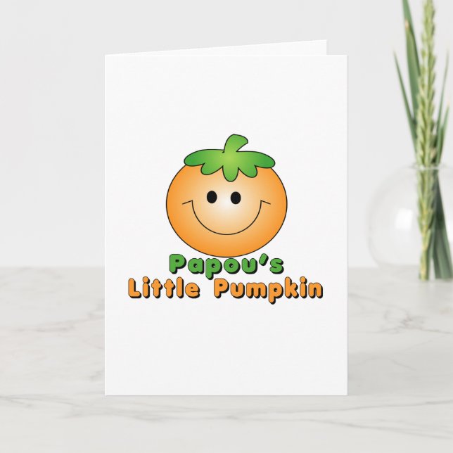 Carte Papou Little Citrouille (Devant)