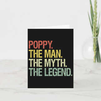Carte Papy L'homme Le Mythe La Légende Cadeau pour Papa