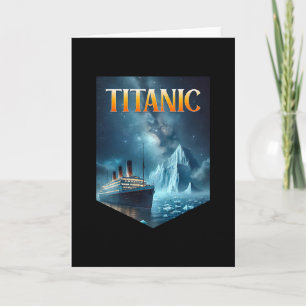 Carte Paquebot de croisière Titanic Iceberg 1912 Rms Voy