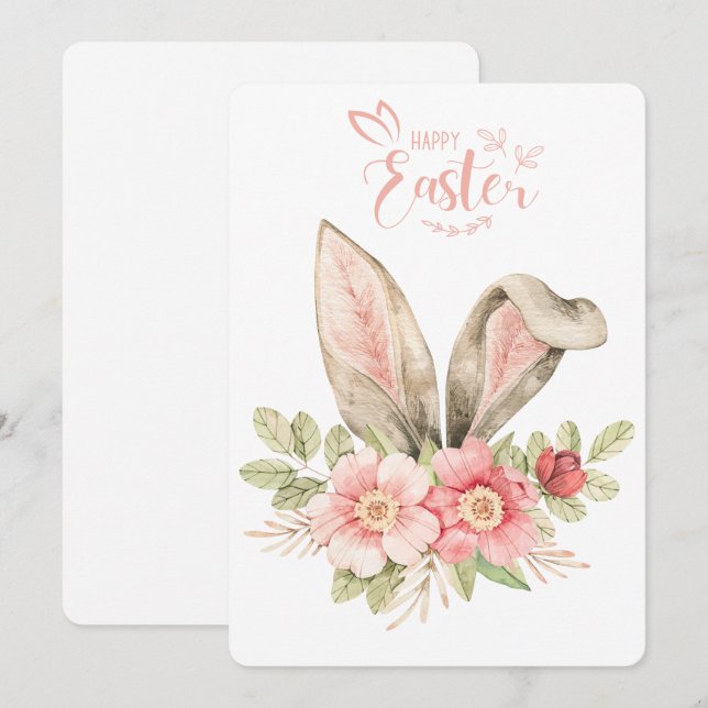 Carte Pâques (Devant / Derrière)