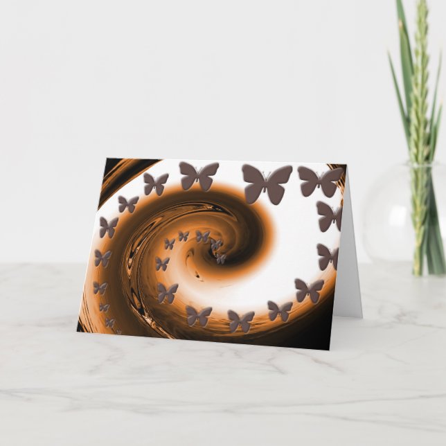 Carte Pâques au chocolat avec recette (Devant)