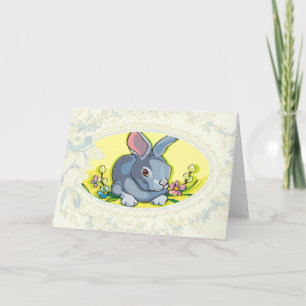 Carte Pâques Bunny Spring