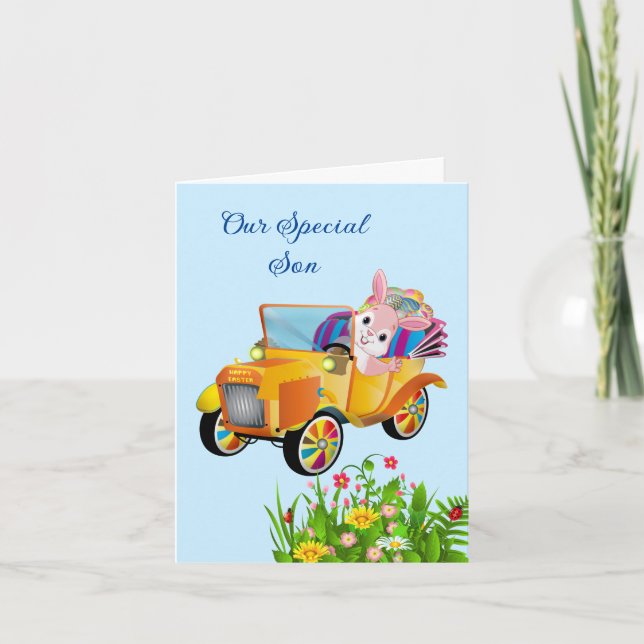 Carte Pâques - Carte Fils Spécial (Devant)