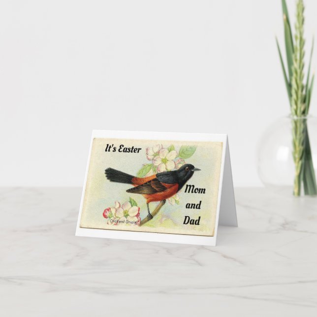 Carte Pâques Maman Et Papa (Devant)