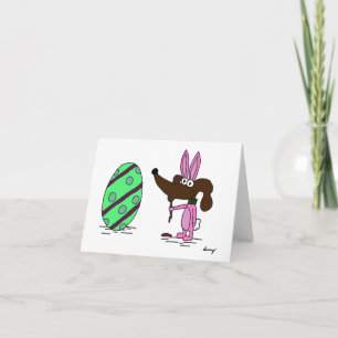 Carte Pâques personnalisable de Midge