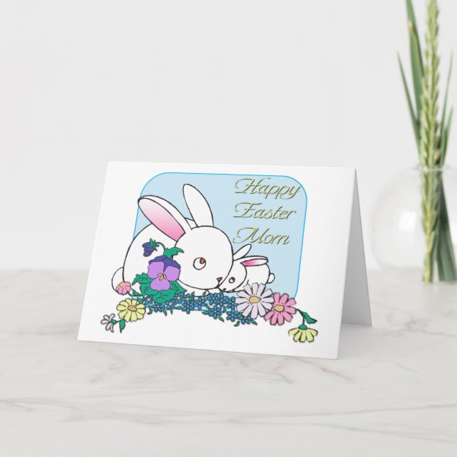 Carte Pâques pour maman (Devant)