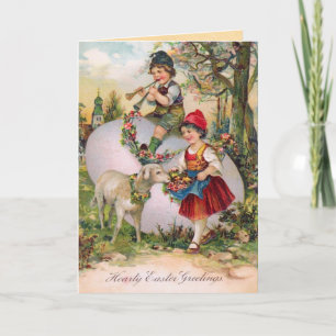 Carte Pâques vintage