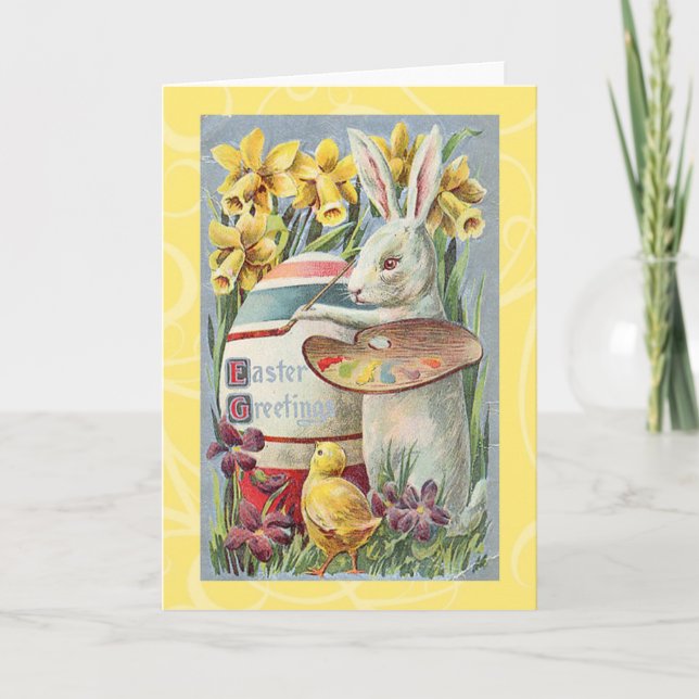 Carte Pâques vintage (22) (Devant)