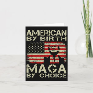 Carte Par Birth Maga By Choice Pro Trump 2024 Us Flag