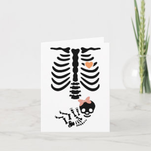 Carte Par Skull Skeleton Costume d'Halloween