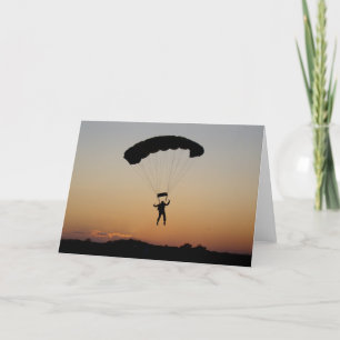 Carte Parachute de Skydiver à Sunset Sky Diver