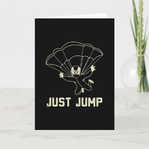 Carte Parachuting Just Jump
