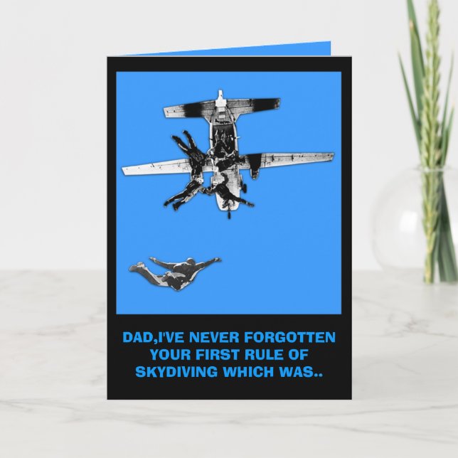 Carte Parachutisme (Devant)