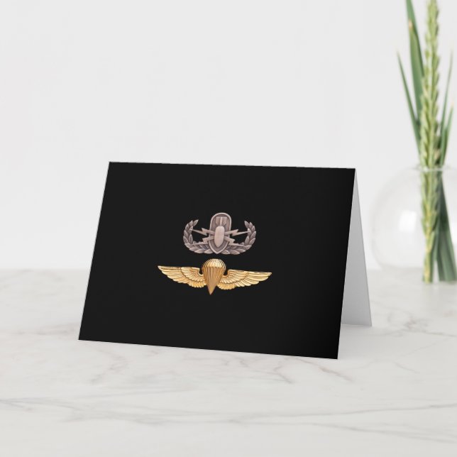 Carte Parachutiste d'EOD (Devant)