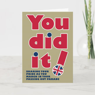 Carte Parade Amusante British Mod Design