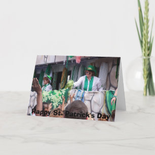 Carte Parade Jour de la Saint Patrick