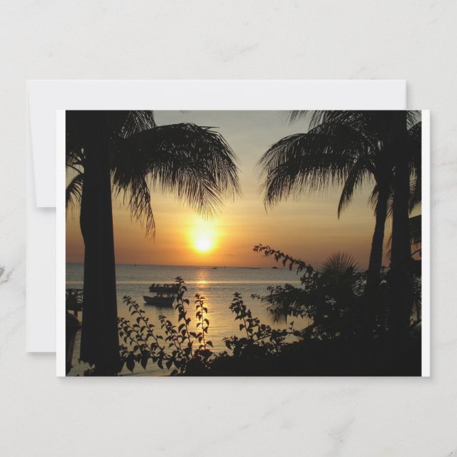 Carte Paradis tropical (Devant)